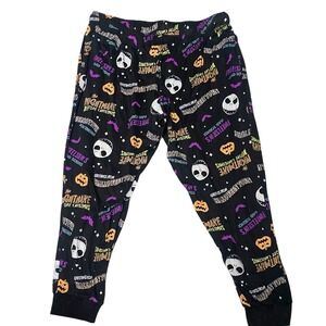 Disney Nightmare Before Christmas Pajama Pants Womens XL Jack Skellington Gothic